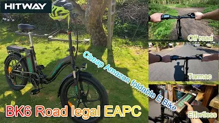 Cheap Road legal fat tyre E Bike HITWAY BK6 on Amazon is it a good EAPC ?
