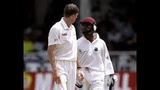 Brian Lara vs Glenn McGrath ~ the famous fight scene