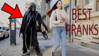 She has no Idea what's behind Her : Grim Reaper Scare Prank