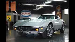 1969 Corvette - 54,719 Miles, 4-Speed, Cortez Silver/Black - Seven Hills Motorcars