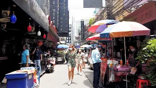 【4K】 Walk around Sukhumvit Asok Area (Lunch Time) in Bangkok Thailand