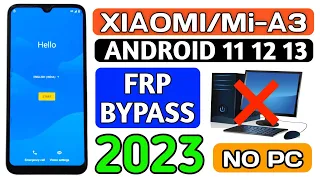 Mi A3 Frp bypass without pc (2023)|@TadrishinfoTech|