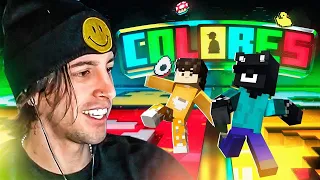 robleis juega el evento de Spreen en minecraft (COLORES)