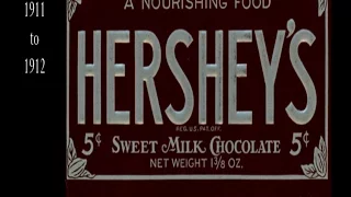 Hershey's Chocolate Bar Wrappers 1900 to 2016 HD