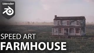 FARMHOUSE - Blender 3D Speed Art