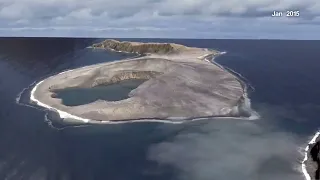 A New Time lapse of an Island Forming in Tonga online video cutter com