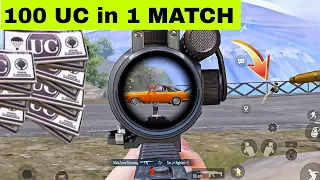 100 UC WON in 3 VOUCHER MATCH // BONUS CHALLENGE GAMEPLAY #mekzonegaming #pubgmobile #bgmi