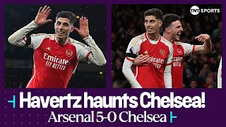 Arsenal 5-0 Chelsea: Kai Havertz haunts former club as Gunners continue title charge 🔴