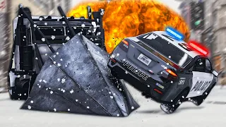 Winter Truck Crashes #01 | Extreme GTA 5 Car Impacts