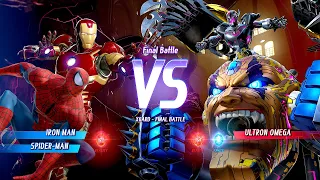 Iron Man & Spider-Man vs Ultron Omega Marvel Vs Capcom: infinite