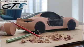 Sculpting the Future: Porsche Electric Supercar in Clay - Oddly Satisfying Car Design Clay Modeling
