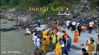 Rishikesh Ganga Aartii ✨ / Anandkashi resort / Drone video😍