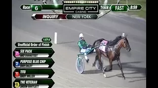 2 y o Six Pack & Åke Svanstedt wins 1st $78,800 NYSS in 1.57,3 (1.13,1) at Yonkers.