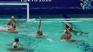 Water polo USA - Italy  Tokyo 2020 Highlights