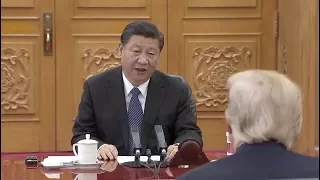 President Xi Jinping Holds Talks with Trump