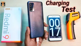 Redmi 9 Power Charging Test With Box Charger 0 to 100% ||Heat Test 🔥🔥