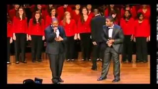 Kyle and Christopher Massey sing If I had a Dream with the Boston Children's Chorus