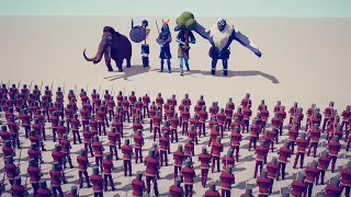 5 GIANTS vs 100x EVERY UNIT - Totally Accurate Battle Simulator TABS