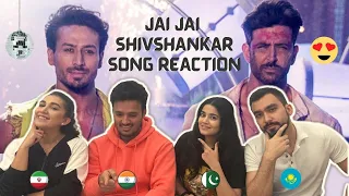 JAI JAI SHIV SHANKAR Reaction | War | Hrithik Roshan | Tiger Shroff | Foreigners React