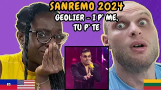 Geolier - I p' me, tu p' te Reaction (Italy 🇮🇹 SANREMO 2024) | FIRST TIME WATCHING