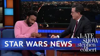 BREAKING NEWS: Donald Glover Wears A Cape As 'Lando'