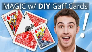 5 Easy DIY Magic Card Tricks - Learn Amazing Card Tricks With Gimmicks That You Make Yourself
