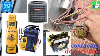 como instalar un contactor de fectoso de un aire acondicionado