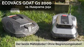 Der beste Mähroboter 2024! ECOVACS GOAT G1-2000 im Test