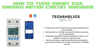 Tuya Smart 63A Energy Monitoring Circuit breaker: How to?