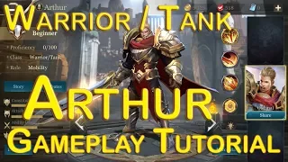 ARTHUR - Gameplay (Hero Tutorial) Garena AOV - Arena of Valor 2017