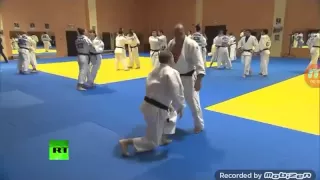Judo chop!  Putin spears russian team in sochi