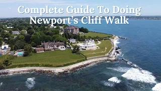 Newport Cliff Walk - Everything You Need To Know - Mansions, Fun Facts, Drone Shots and More