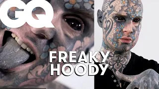 Freaky Hoody dévoile ses tattoos : l’homme le plus tatoué de France | GQ