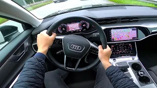 2023 Audi A6 Avant 45 TDI quattro - pov test drive