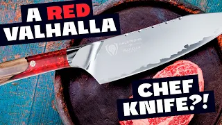 We Unbox This BLOOD RAIDER RED Valhalla Chef Knife | Dalstrong | Kitchen Knife