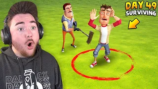 Surviving 100 DAYS in Hello Neighbor’s Circle… (Crazy Mod)