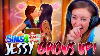 🎂JESSY AGES UP! (AND HAS HER FIRST KISS!)💋 (The Sims 4 #39! 🏡)