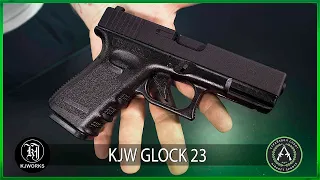 Обзор пистолета KJWorks GLOCK 23. Страйкбольный пистолет.