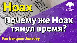 Почему же Ноах тянул время? Рав Бенцион Зильбер