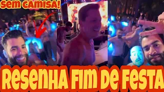 Gusttavo Lima e AMIGOS se empolga e tira a CAMISA e DANÇA no final da festa  na fazenda