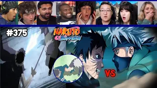 Shinobi Hand To Hand Combat🔥 Reaction Mashup | Naruto Shippuden Eps 375 :Kakashi vs Obito!!