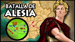 ⚔️ La Batalla de Alesia (52 a.C.) - ANTIGUA ROMA 🔴 #1: César en la Galia