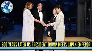 President Trump Meets Japan Emperor Naruhito in Rare Event