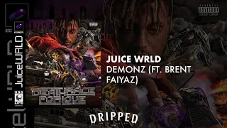 JUICE WRLD - DEMONZ FT. BRENT FAIYAZ (OFFICIAL DRIPPED MUSIC AUDIO)