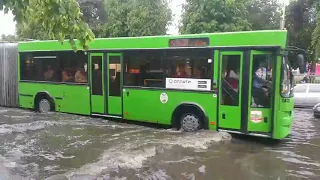 Залило центральную улицу Барановичей