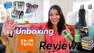 HUGE TEMU Unboxing & Review| Trying TEMU products~ Beauty, Jewelry, Kitchen items! TEMU quality