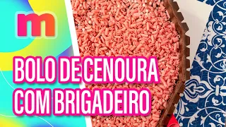 BOLO especial de CENOURA com BRIGADEIRO  - Mulheres (24/05/2024)