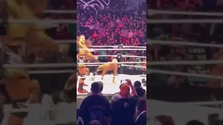 Cody Rhodes hits the worm during WWE live event!