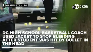 After a DC high school student was hit by a bullet in class, a hero rushed to stop the bleeding