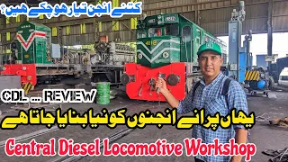 CDL Workshop Visit & Review, How Locomotives are being repaired #railway #workshop